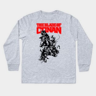 The Blade of Conan Kids Long Sleeve T-Shirt